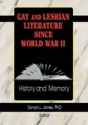 Gay and Lesbian Literature Since World War II cover