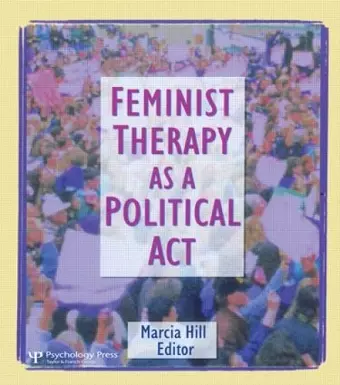 Feminist Therapy as a Political Act cover