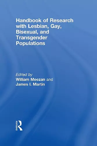 Handbook of Research with Lesbian, Gay, Bisexual, and Transgender Populations cover