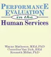 Performance Evaluation in the Human Services cover