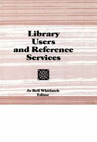 Library Users and Reference Services cover