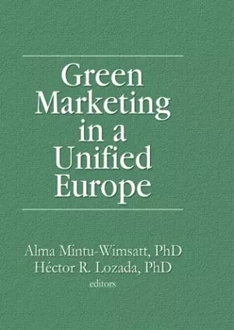 Green Marketing in a Unified Europe cover