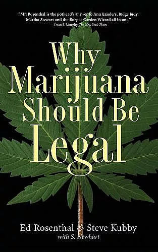 Why Marijuana Should Be Legal cover