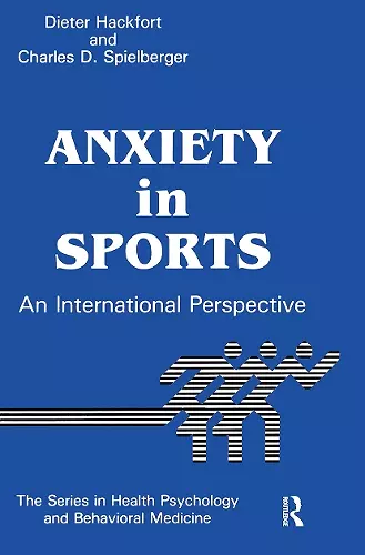 Anxiety In Sports cover