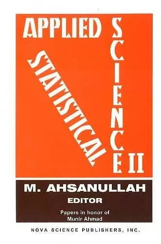 Applied Statistical Science II cover