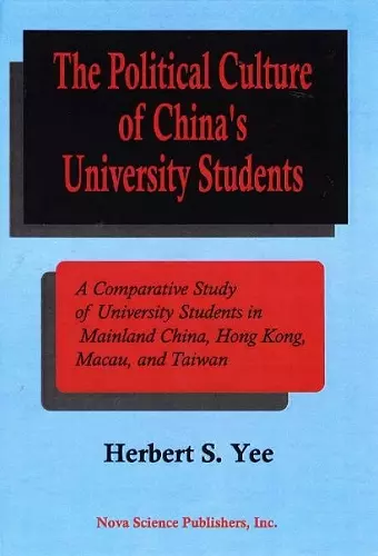 Political Culture of China's University Students cover