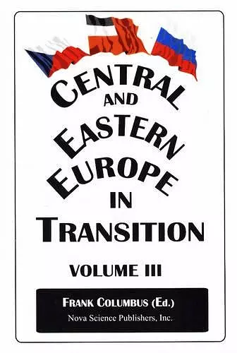 Central & Eastern Europe in Transition, Volume 3 cover