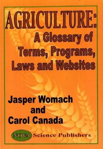 Agriculture cover