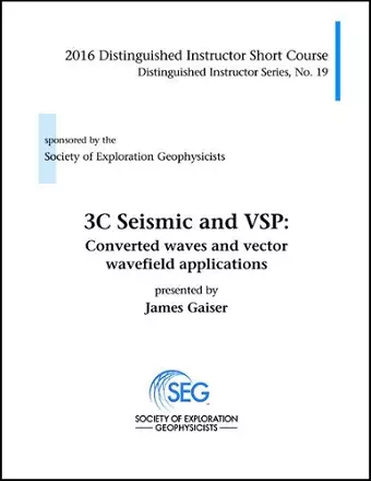 3C Seismic and VSP cover