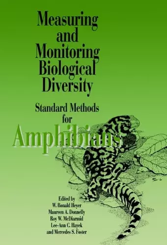 Measuring and Monitoring Biological Diversity cover
