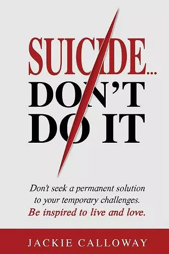 Suicide... Don't Do It cover