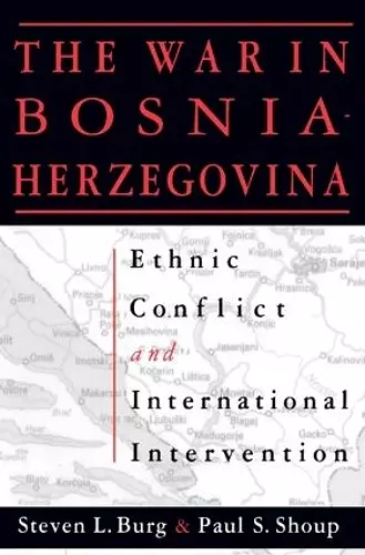 The War in Bosnia-Herzegovina cover