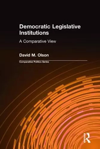 Democratic Legislative Institutions: A Comparative View cover