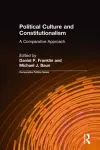 Political Culture and Constitutionalism: A Comparative Approach cover