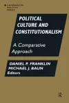 Political Culture and Constitutionalism: A Comparative Approach cover