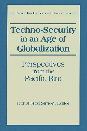 Techno-Security in an Age of Globalization cover