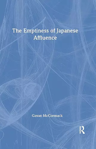 The Emptiness of Affluence in Japan cover