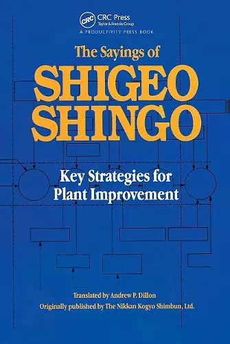 The Sayings of Shigeo Shingo cover