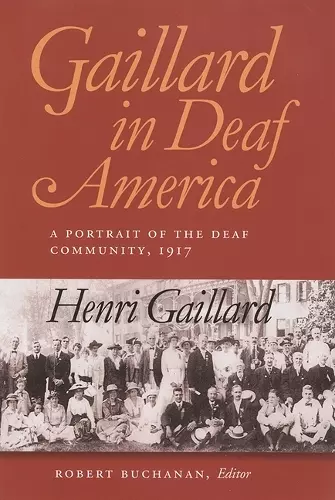 Gaillard in Deaf America cover