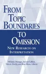 From Topic Boundaries to Omission cover