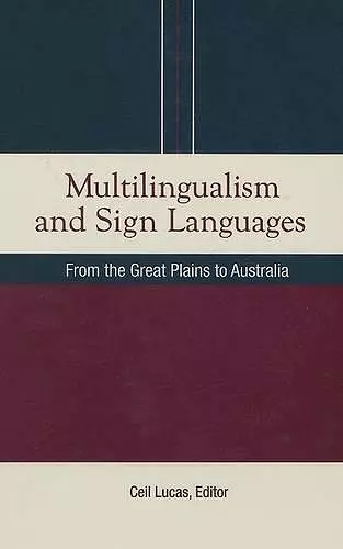 Multilingualism and Sign Languages cover