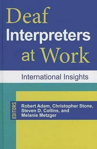 Deaf Interpreters at Work cover