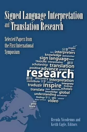 Signed Language Interpretation and Translation Research cover