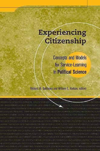 Experiencing Citizenship cover