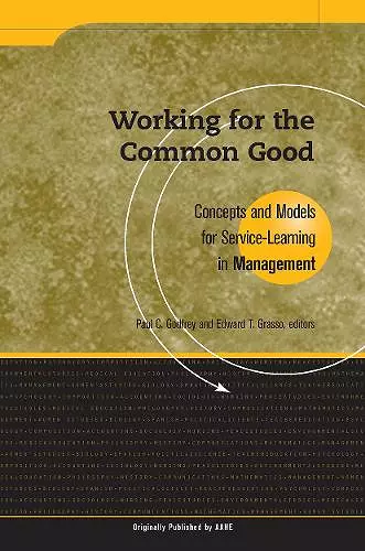 Working for the Common Good cover