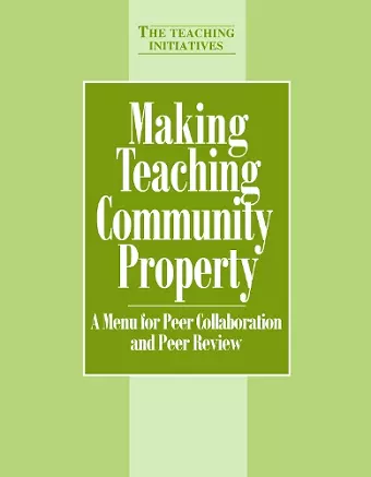 Making Teaching Community Property cover