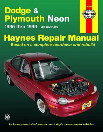 Dodge & Plymouth Neon (1995-1999) Haynes Repair Manual (USA) cover