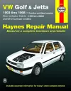 VW Golf, GTI and Jetta (93-98) and VW Cabrio (95-02) petrol & diesel Haynes Repair Manual (USA) cover