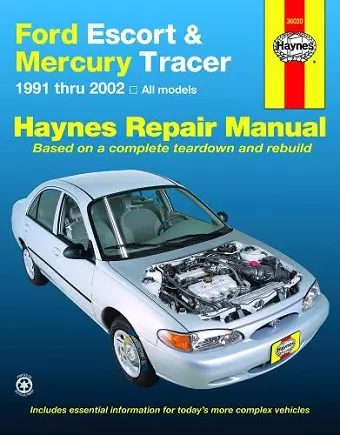 Ford Escort & Mercury Tracer (1991-2002) Haynes Repair Manual (USA) cover