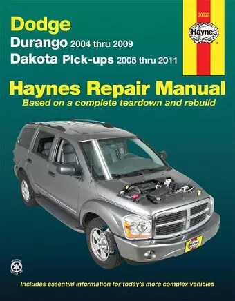 Dodge Durango (2004-2009) & Dakota (2005-2011) pick-ups Haynes Repair Manual (USA) cover