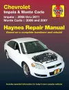 Chevrolet Impala (2006-2011) & Monte Carlo (2006-2007) Haynes Repair Manual (USA) cover