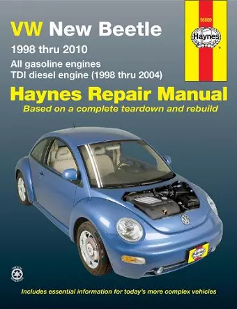 Volkswagen VW New Beetle 1.8 & 2.0L petrol (1998-2010) & 1.9L TDI diesel (1998-2004) Haynes Repair Manual (USA) cover