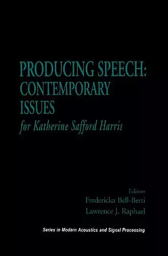Producing Speech: Contemporary Issues cover