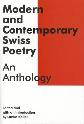 Modern and Contemporary Swiss Poetry cover