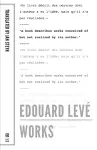 Edouard Leve: Works cover