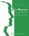 Great Beginnings for Music Teachers cover