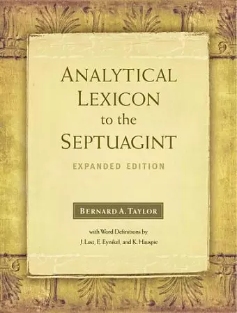 Analytical Lexicon to the Septuagint cover