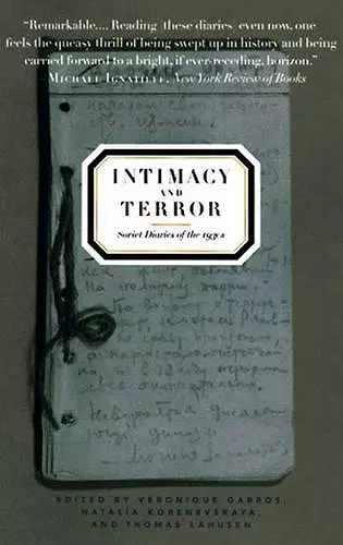 Intimacy and Terror cover