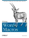 Writing Word Macros cover
