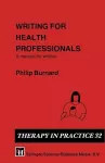 Writing for Health Professionals cover