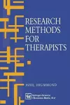 Research Methods for Therapists cover