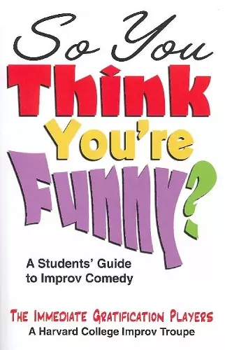 So You Think You're Funny? cover