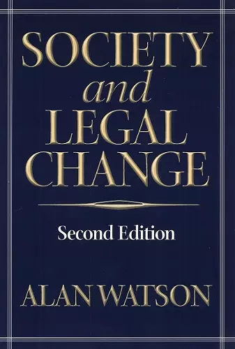 Society and Legal Change 2Nd Ed cover