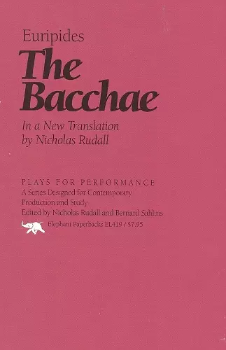 The Bacchae cover