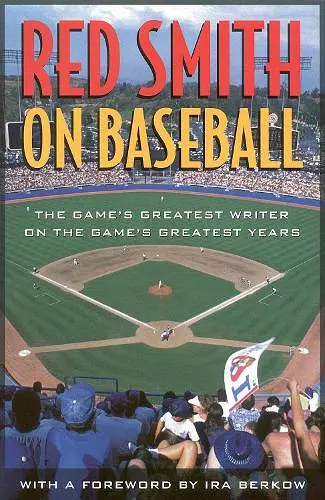 Red Smith on Baseball cover