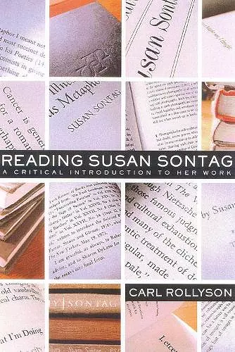 Reading Susan Sontag cover